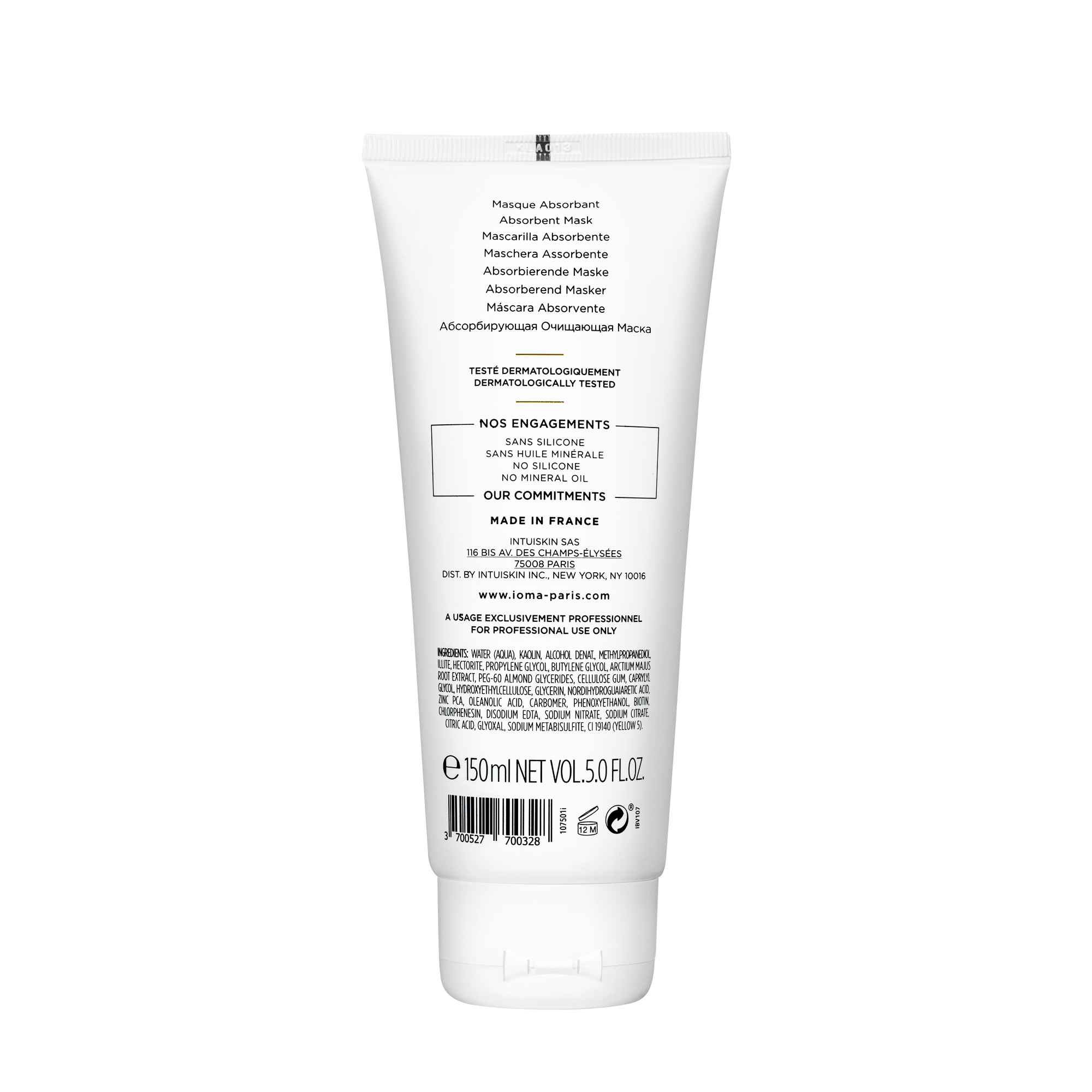 Masque absorbant - pro cabine