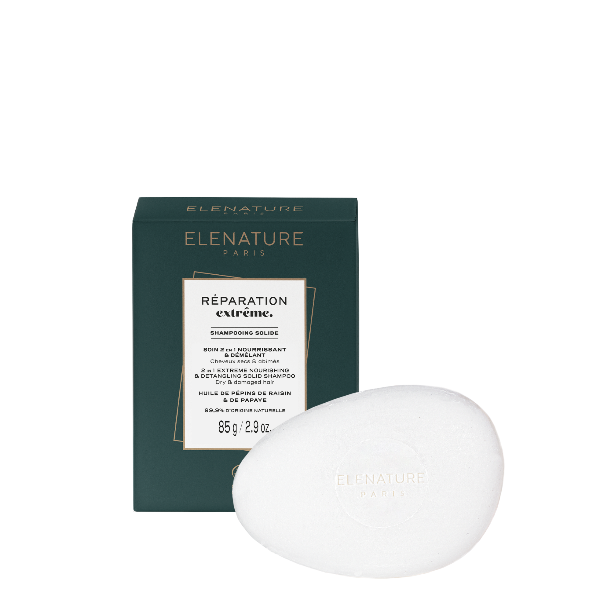 Solid Shampoo - 2-in-1 Nourishing & Detangling Treatment