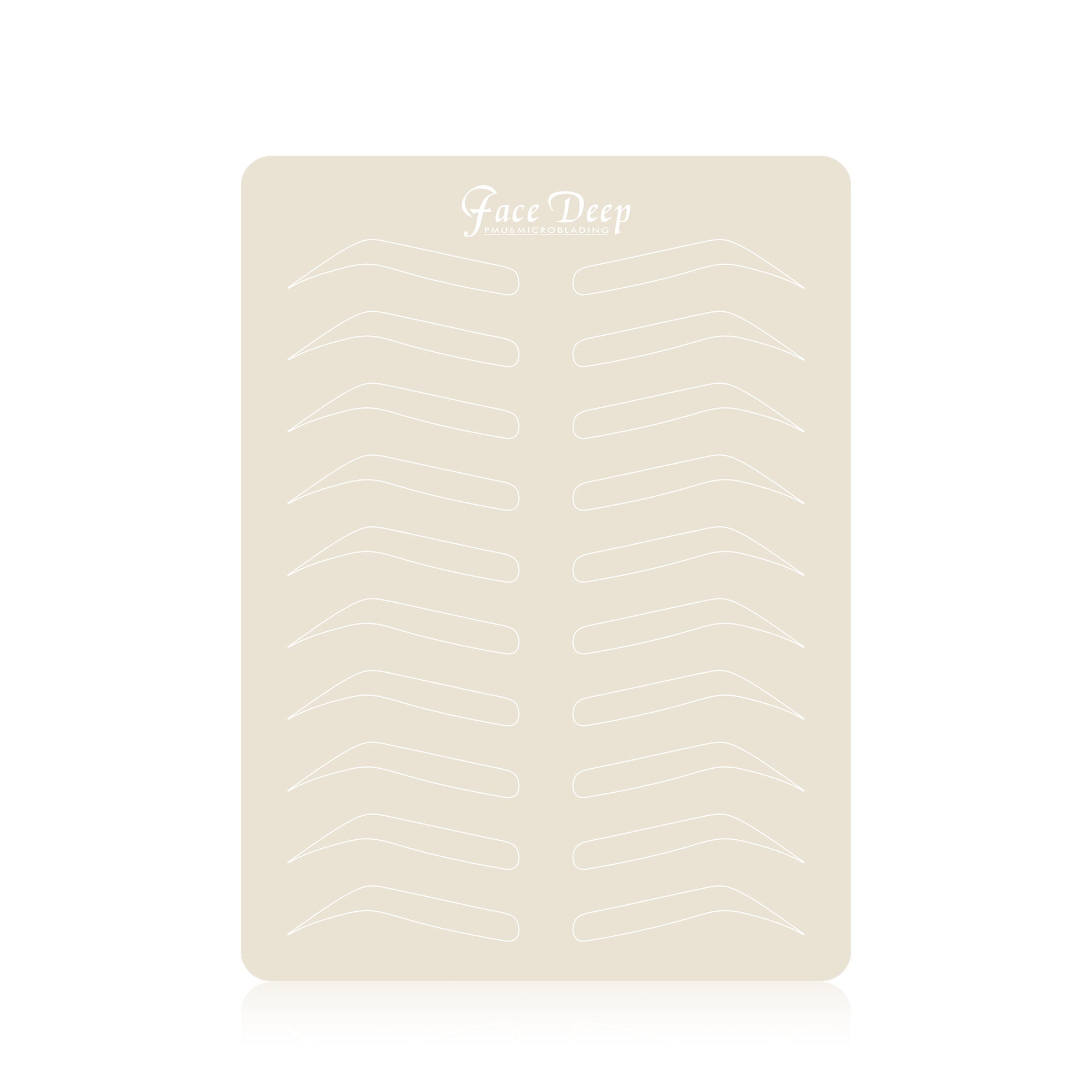 Eyebrow Blading Skin Plate - 5x