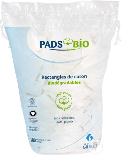 Organic pads in bulk bags x180