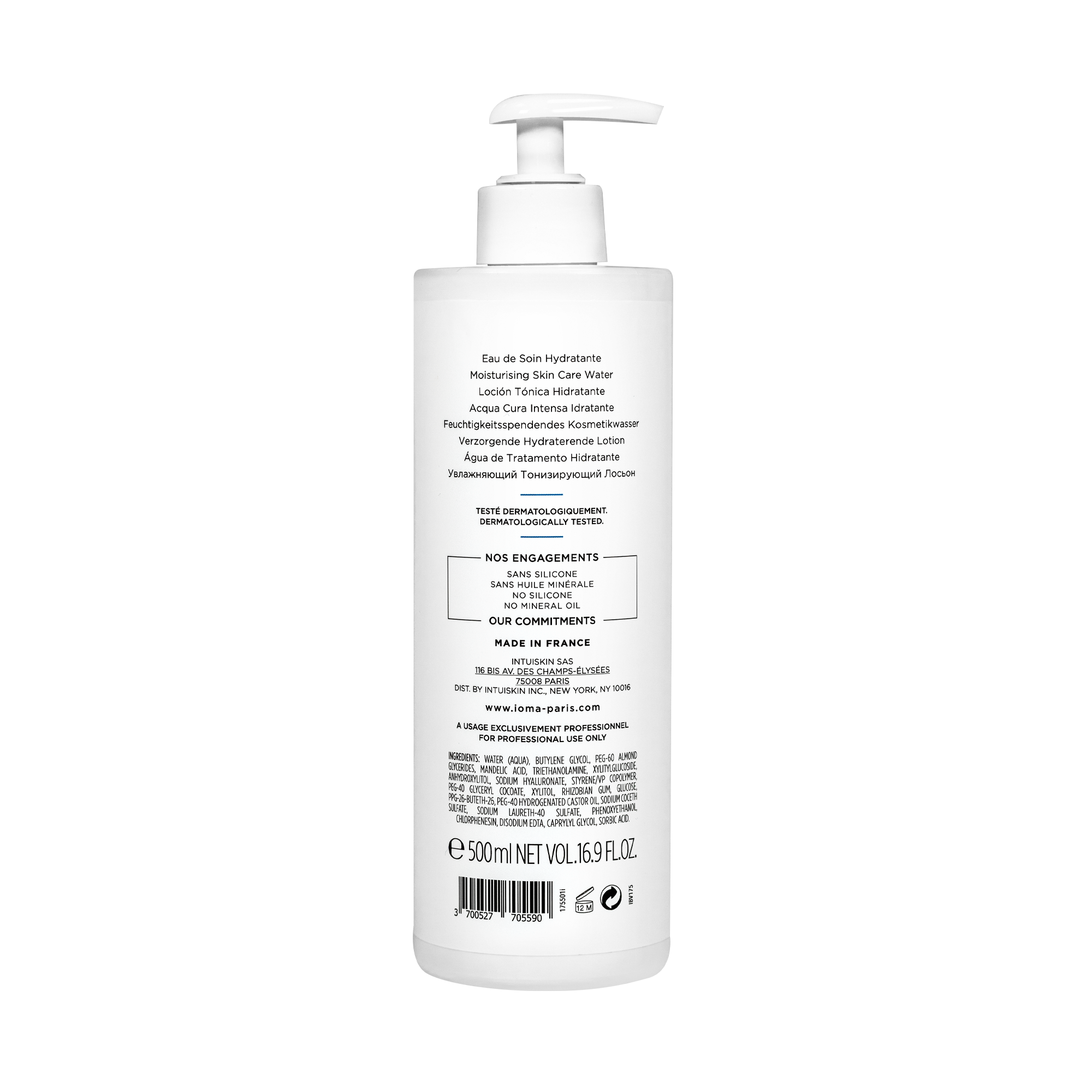 Moisturizing treatment water - pro cabin